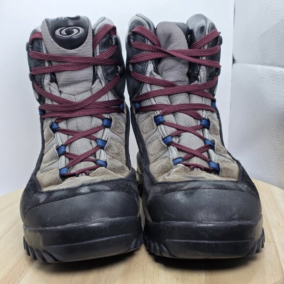 Salomon Goretex Winter Snow Boots Mens 9 Black/Brown - Picture 2 of 9